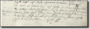 1677, 28 fevrier naissance d'Isaac Olivier a Dampierre copie