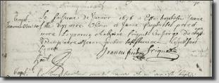 1676, 16 janvier naissance de Jeanne Olivier a Dampierre copie